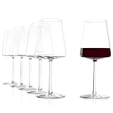 Stölzle Lausitz Rotweingläser Power 6er-Set 520ml – Hochwertige Weingläser für kräftige...