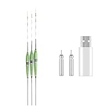 3 StüCk Angelposen LED Posen Angeln Bissanzeiger, Angeln Schwimmer Kit Mit CR425 Batterie Set,...