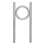 TRUTZHOLM Fahrradanlehnbügel 115 x 53 cm Stahl feuerverzinkt Rohrdurchmesser Ø 60 mm...