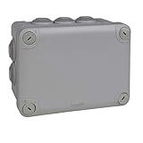 Schneider Electric Mureva Box Abzweigdose, 10 Tüllen Durchmesser 25mm, geeignet für Feuchträume,...