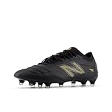 New Balance Herren 442 Elite Fg V2 Fußballschuh, Schwarz/Gold-Metallic, 6.5