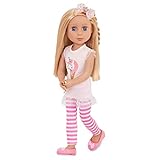 Glitter Girls Puppe Lacy – Bewegliche 36cm Puppe mit Kleidung, Zubehör und langen Haaren zum...