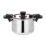 GAOINTELL Schnellkochtopf Mit Korb Praktisches Effizientes Küchenkochgeschirr Suppen Und...