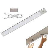 Générique Unterbauleuchte für Küche, kabellose Lichtleiste mit 3 Farben, wiederaufladbar, für...
