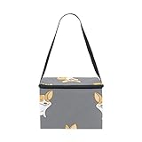 EZIOLY Corgi Isolierte Lunchtasche für Hunde, Welpen, Lunchbox, Kühltasche, Lunchbehälter für...