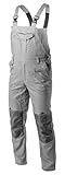 Högert Technik KALMIT Herren Arbeitsoverall Latzhose Grau L – Robuste Arbeitskleidung aus 100%...