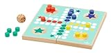 moses. Ludo, Kinderspiel für zuhause und unterwegs, Outdoor Brettspiel mit Magnetverschluss zum...