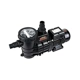 Mauk Schwimmbadpumpe 320 W – selbstansaugende Poolpumpe mit Vorfilter, 7.500 l/h Förderleistung,...
