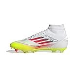 adidas Damen F50 League Mid Football Boots FG/MG Women Fußballschuhe, Cloud White/Lucid Red/Solar...