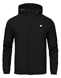 Huayuzh Jacke Herren Softshelljacke Wasserdichte Atmungsaktiv Winddichte Regenjacke Leichte mit...