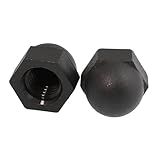 Sechskantmuttern Sechskant-Hutmuttern aus Nylon, mehrfarbig, verschiedene Größen(Black,M6 (20pcs))