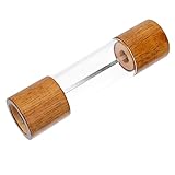 Mobestech Handlicher Manueller Pfeffermühle aus Akazienholz mit Keramikmahlwerk Verstellbarem...