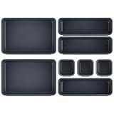 Schubladen Organizer Büro Ordnungssystem, AufbewahrungsBox, 8-teiliges Schubladen Organizer Küche,...