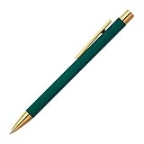 Faber-Castell 141435 - Kugelschreiber Neo Slim, Minenstärke B, gold rainforest