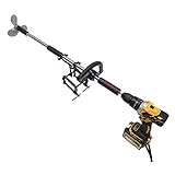 220V Elektrischer Trolling Motor, Elektro-Außenborder mit Batterieanzeige und Werkzeugkasten,...
