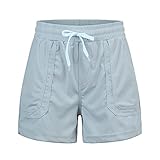 jieGorge Damen-Shorts, atmungsaktiv, Lauf-Shorts, Sommer, Freizeit, Lounging, Aktiv-Shorts,...