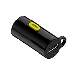 Mini-Taschenlampe, hohe Helligkeit, kleines LED-Licht, Typ C, wiederaufladbar, kompakt,...