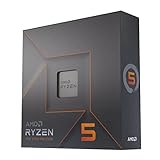 AMD Ryzen 5 7600X Prozessor (intergrierte Radeon Grafik, 6 Kerne/12 Threads, 105W TDP,AM5 Sockel,...