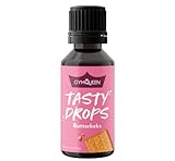 GymQueen Tasty Drops, Butterkeks, Flavour Drops ohne Kalorien, 30ml