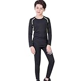 Thermounterwäsche Kinder - Funktionsunterwäsche Junge Skiunterwäsche Mädchen Winter Warme...
