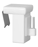 dekondo - 10x Fensterhaken Dekohaken Dekoklipp Fensterclip für Fensterdekoration weiß oder schwarz...