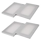 Marclix 4 Stücke A4 Sieb Druck Aluminium Rahmen Gestreckt 120T Sieb Druck Polyester Sieb für...