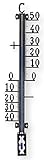 Lantelme Garten Thermometer 27cm Metall Gartenthermometer mechanisch Innen Außen Temperaturanzeiger...