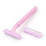 Ruilogod Lady T-förmiger Kunststoff-Shell-Körperrasierer, Rasierer, Trimmer, Hellviolett (ID: c7c...