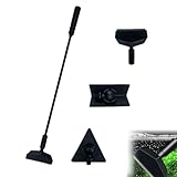 Aquarium Reinigungsset, 3-in-1 Aquarium Reinigungswerkzeuge Algenschaber Verstellbarer Triangle...
