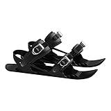 Mini Ski Skates Ski Für Winterschuhe Kurze Snowskates Erwachsene Skier Unisex Snowblades Skiboards...