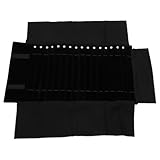 YARNOW Faltbare Schmuckrolle Reiseschmuck Rolltasche Faltbare Halskette Organizer Rolle Flanell...