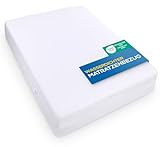 Utopia Bedding Matratzenbezug 90 x 200 x 20 cm Wasserdichter mit Reißverschluss, Oeko-TEX...