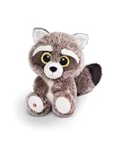 NICI Glubschis: Das Original – Waschbär Clooney 25 cm – Kuscheltier Augen – Flauschiges...