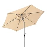 Schneider Sonnenschirm SOLESTA Ø270 cm – UV-Schutz, Kurbel, Knickgelenk, air-vent,...