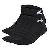 adidas, Cushioned Sportswear Ankle Socks 6 Pairs, Socken, Schwarz-Weiss, L, Unisex-Adult