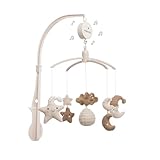 Baby's Only - Musik Mobile Baby Heaven - Mit gestrickten Figuren - Baby Spieluhr mit Musik - Einfach...