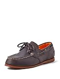 Timberland Herren Cedar Bay 2 Eye Boat Shoe, Dk Brown Full Grain, 41 EU