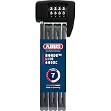 ABUS Faltschloss Bordo Lite 6055C SH - mit Halterung und Zahlencode - Extra-leichtes Zahlenschloss...