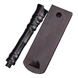 TOYANDONA Flötenständer aus schwarzem Holz Stabiler Holzhalter für Flöten und Klarinetten...