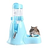 Norhogo trinkflasche hamster, Hamster Wasserflasche Futterautomat mit Ständer 80ml Wasser- und...