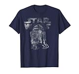 Star Wars R2-D2 Turning Faded Logo T-Shirt