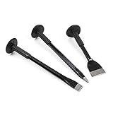Wiltec Handmeißel Set 3 teilig, mit Flachmeißel, Spitzmeißel und Breitmeißel, ergonomisch,...