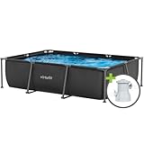 VirtuFit Rechteckiges Schwimmbadrahmen - Frame Pool - Rahmen Pool - 300 x 210 cm - Inklusive...