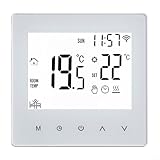 Zoegneer 110–230 V Boiler Thermostat Smart Thermostat Wandmontierter Boiler Home Smart Wasser...