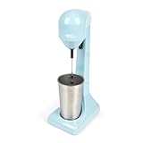 Giles & Posner Milchshake-Maschine – 2 Geschwindigkeiten, 500 ml Edelstahlbecher und -klinge,...