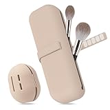 Travel Essentials Make Up Tasche Silikon, 1stk Make Up Pinsel Aufbewahrung und 1stk Beauty Blender...