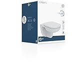 IS WC-Kombipaket EUROVITPLUS,o.Spülrand, mit Softclosing, 360x530x350mm, Weiß