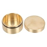 Holibanna Schmuckdose aus Reinem Kupfer Staub Feuchtigkeitsdicht Versiegelte Runde...