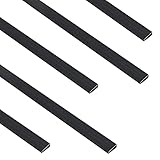 Sekey PVC Zaunschiene Abdeckprofil 5pcs x 1m, Schutzzubehör für PVC Sichtschutzmatte, 1 m/Wurzel,...