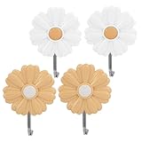 VALICLUD 4 Stück Starke Selbstklebende Wandhaken im Niedliches Design Platzsparend Kratzfrei als...